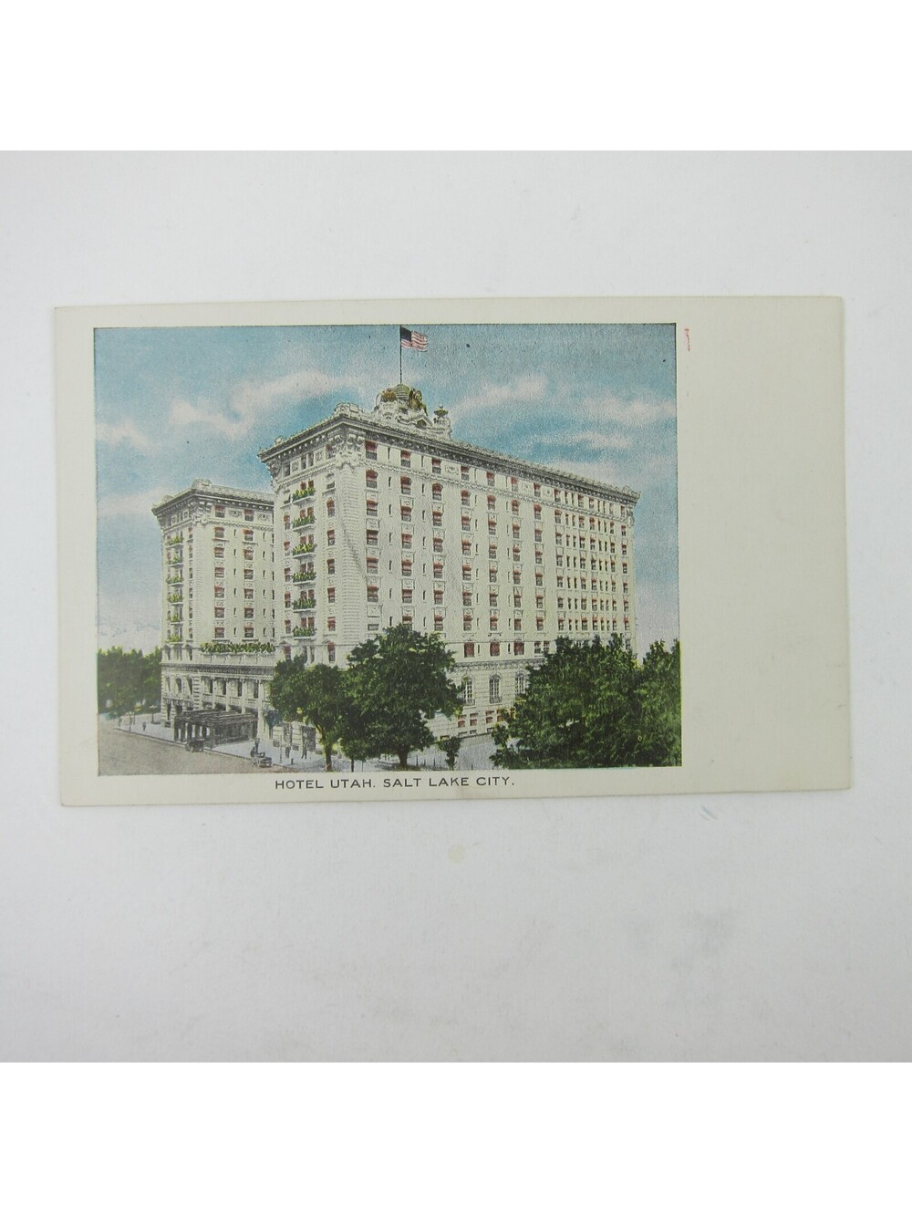 Postcard Hotel Utah Salt Lake City Antique Unposted